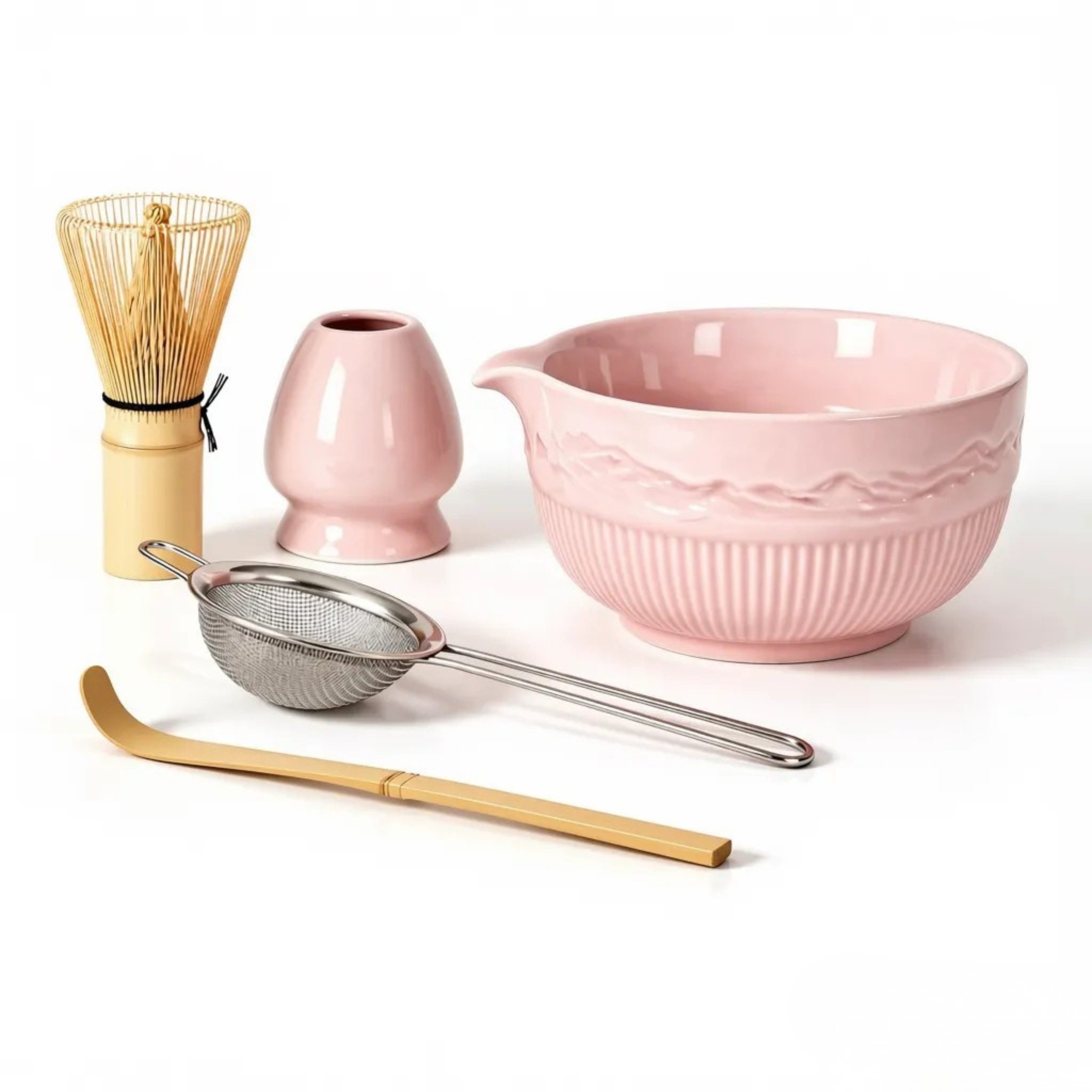 Pink Ceramic Matcha Kit
