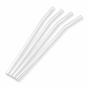 Set de 4 Pailles en Verre Réutilisables