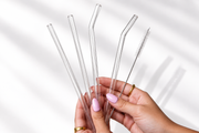 Set de 4 Pailles en Verre Réutilisables
