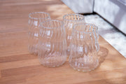 Lot de 4 verres Cloud texturés